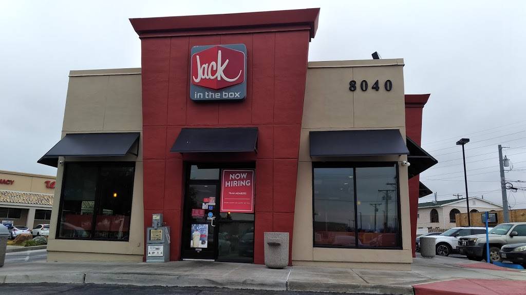Jack in the Box | restaurant | 8040 N Mesa St, El Paso, TX 79932, USA | 9157604995 OR +1 915-760-4995