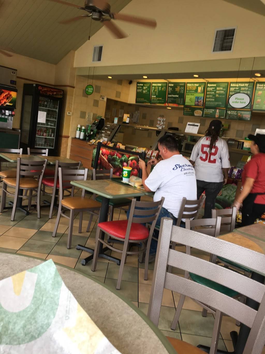 Subway Restaurants | restaurant | 905 Meridian Ave, San Jose, CA 95126, USA | 4082829991 OR +1 408-282-9991