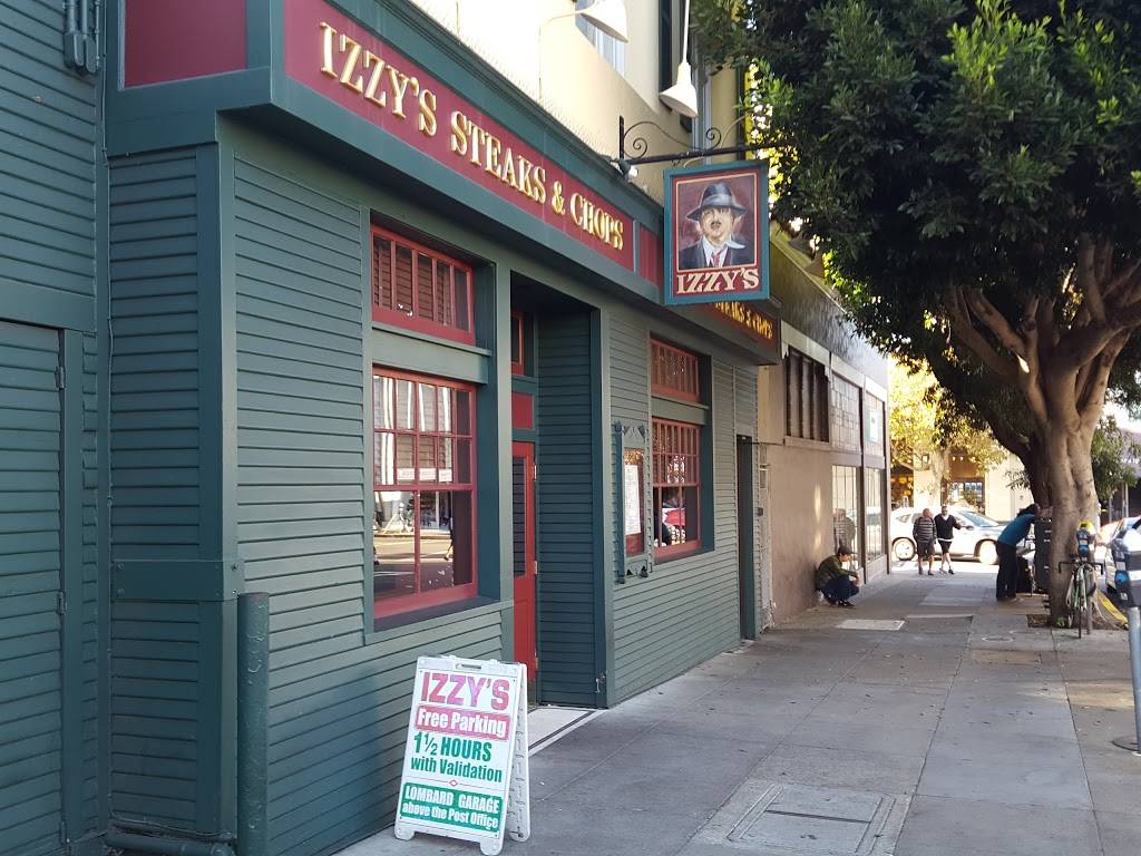 Izzys | restaurant | 3345 Steiner St, San Francisco, CA 94123, USA | 4155630487 OR +1 415-563-0487