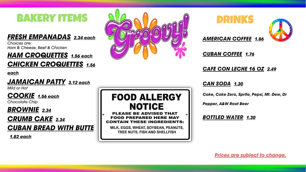 Groovy Subs & More | restaurant | 1622 S Cypress Rd, Pompano Beach, FL 33060, USA | 9549989987 OR +1 954-998-9987