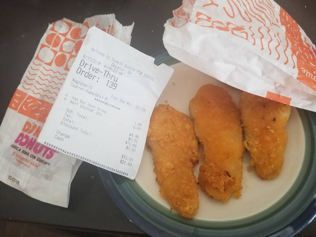 Dunkin | bakery | 2704 Candler Rd, Decatur, GA 30034, USA | 4042418226 OR +1 404-241-8226