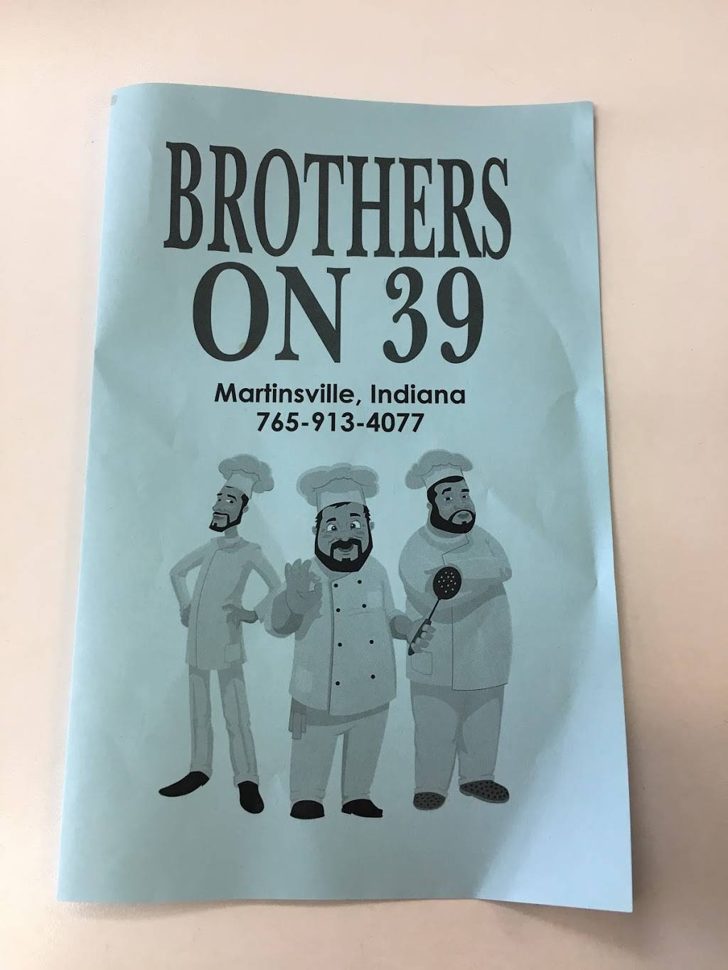 Brothers On 39 | restaurant | 610 IN-39 Bypass, Martinsville, IN 46151, USA | 7659134077 OR +1 765-913-4077