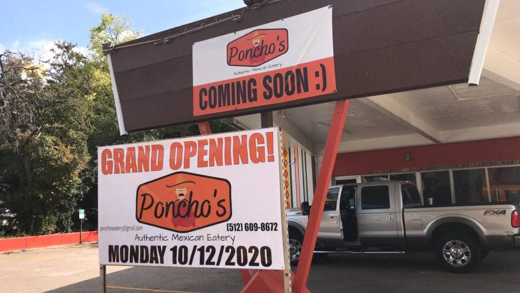 Ponchos Mexican Eatery | restaurant | 907 W 24th St, Austin, TX 78705, USA | 5126098672 OR +1 512-609-8672