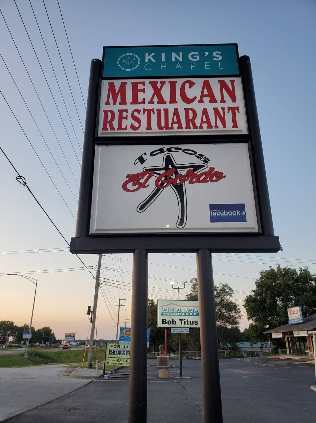 Tacos el Gordo #2 | restaurant | 5360 S Campbell Ave, Springfield, MO 65810, USA | 4178835305 OR +1 417-883-5305