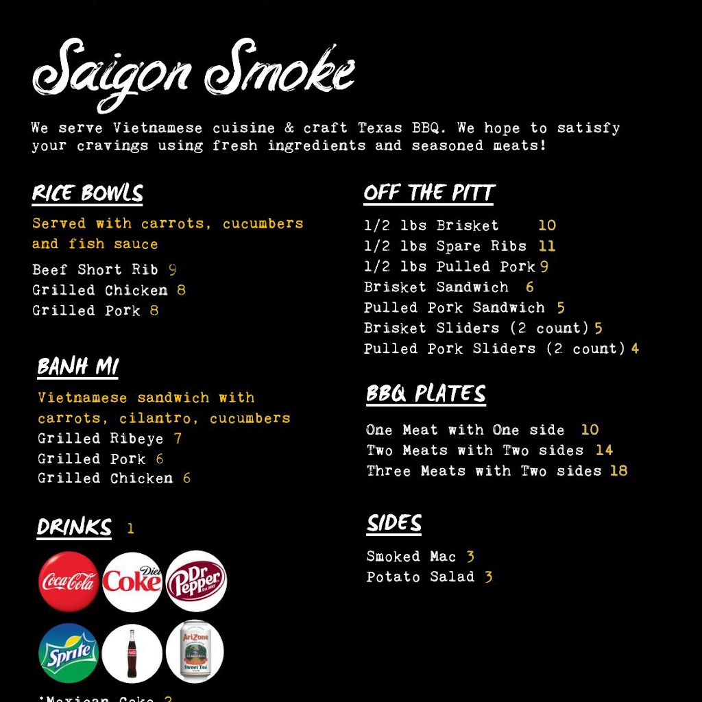 Saigon Smoke | restaurant | 1724 Airline Dr, Houston, TX 77009, USA | 7133598428 OR +1 713-359-8428