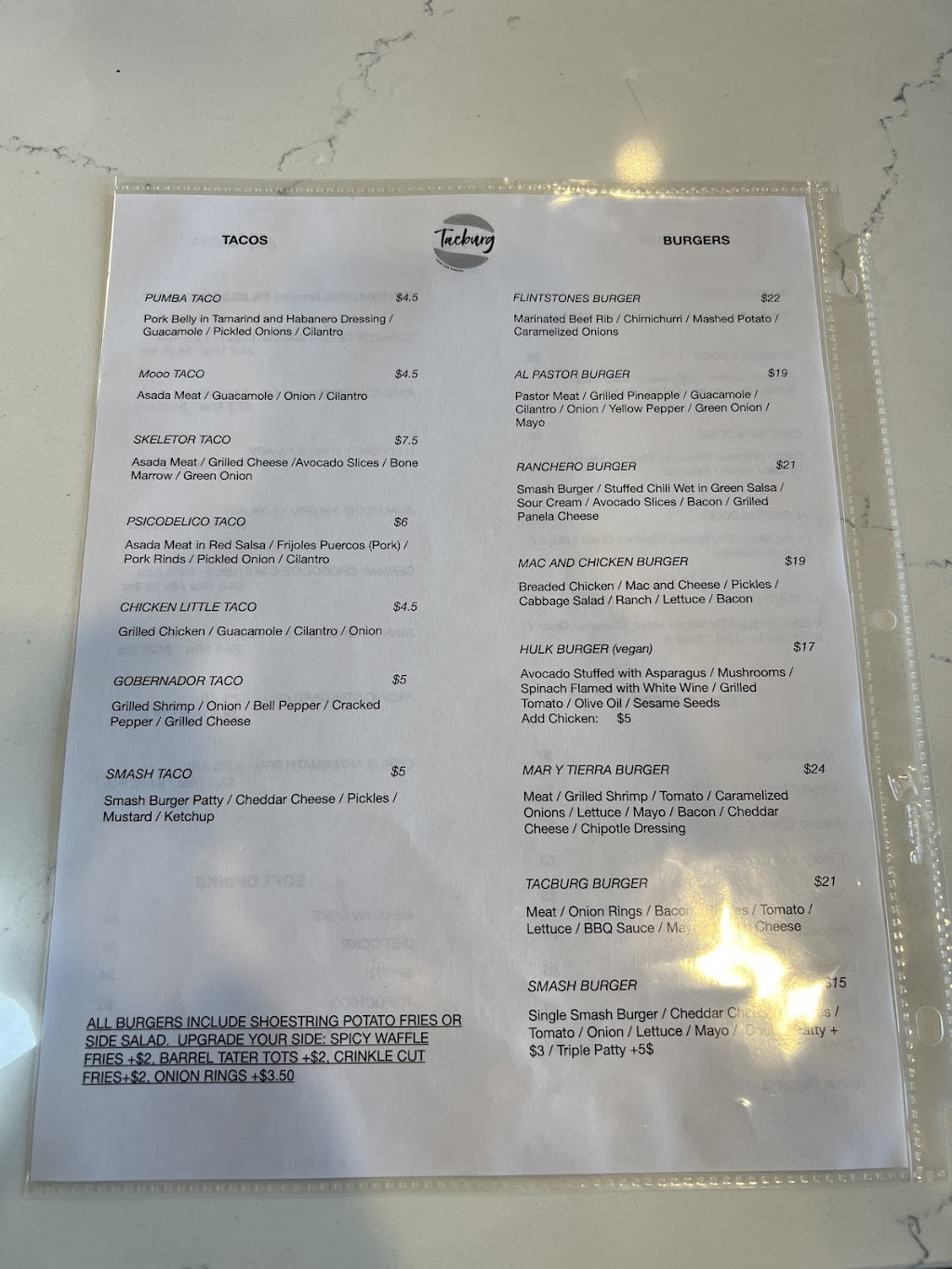 Tacburg | restaurant | 6541 Greenleaf Ave, Whittier, CA 90601, USA | 5624456970 OR +1 562-445-6970