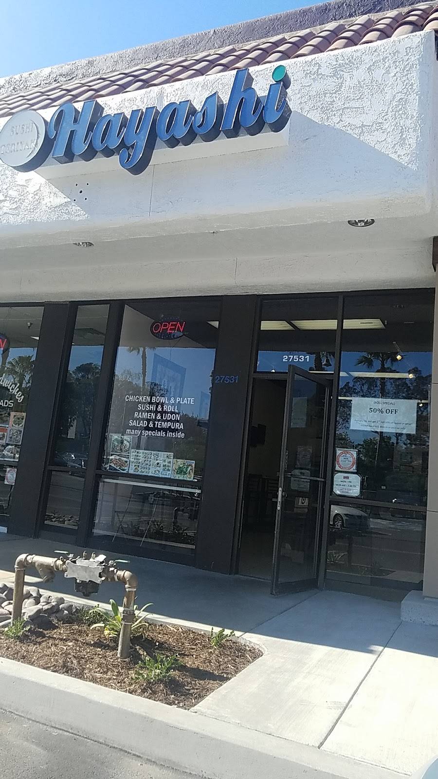 Hayashi | restaurant | 27531 Puerta Real, Mission Viejo, CA 92691, USA | 9495823477 OR +1 949-582-3477