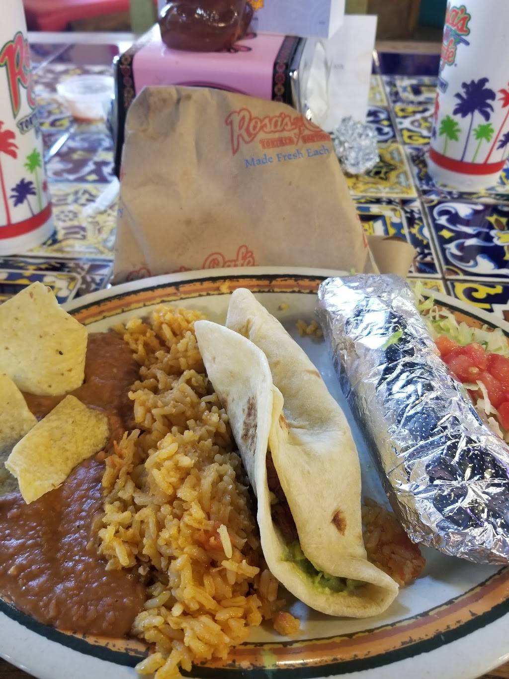 Rosas Café & Tortilla Factory | restaurant | 705 N Denton Tap Rd, Coppell, TX 75019, USA | 9724597886 OR +1 972-459-7886