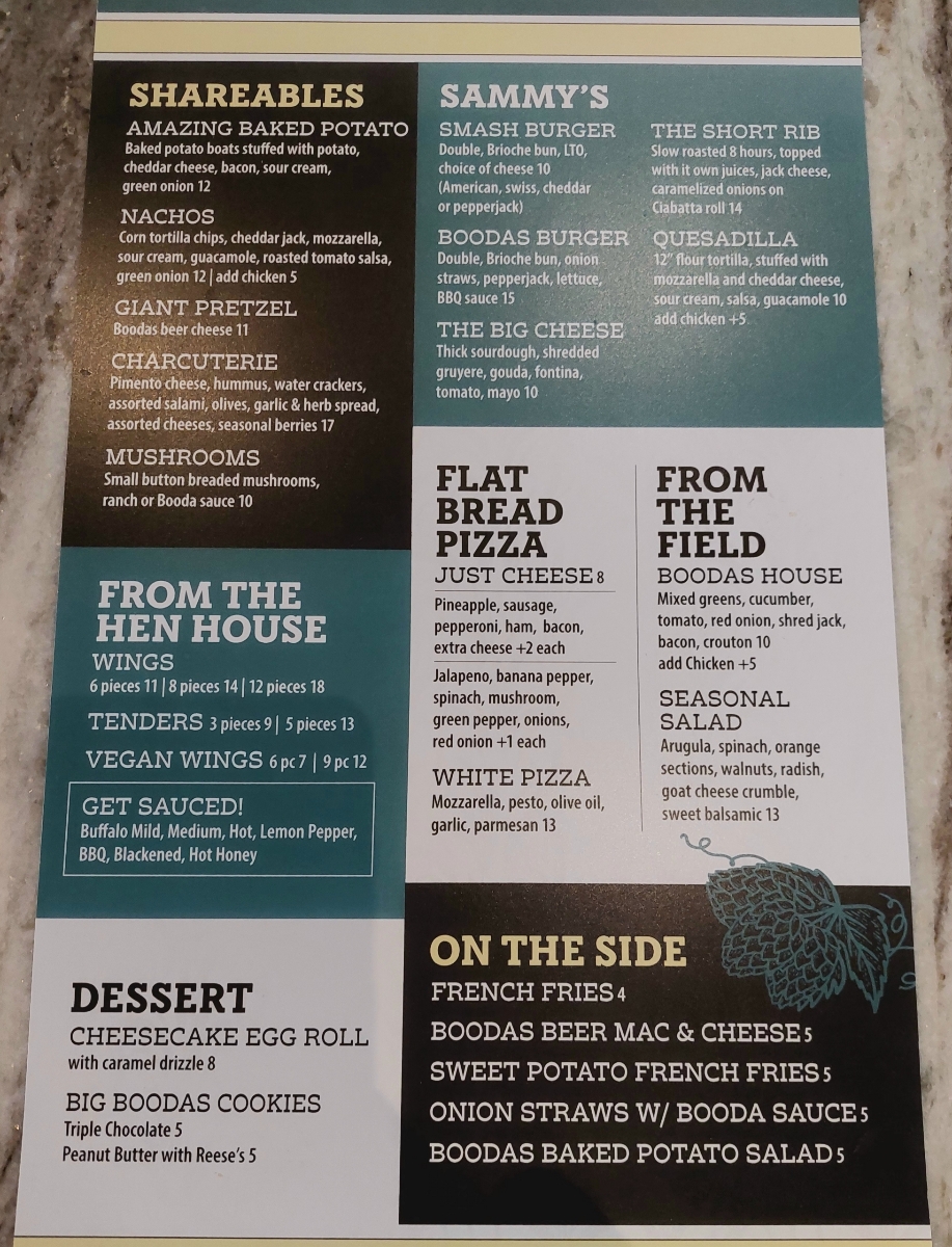 Boodas Brewing Company | restaurant | 120 E Barnwell St, Hendersonville, NC 28792, USA | 8284352727 OR +1 828-435-2727