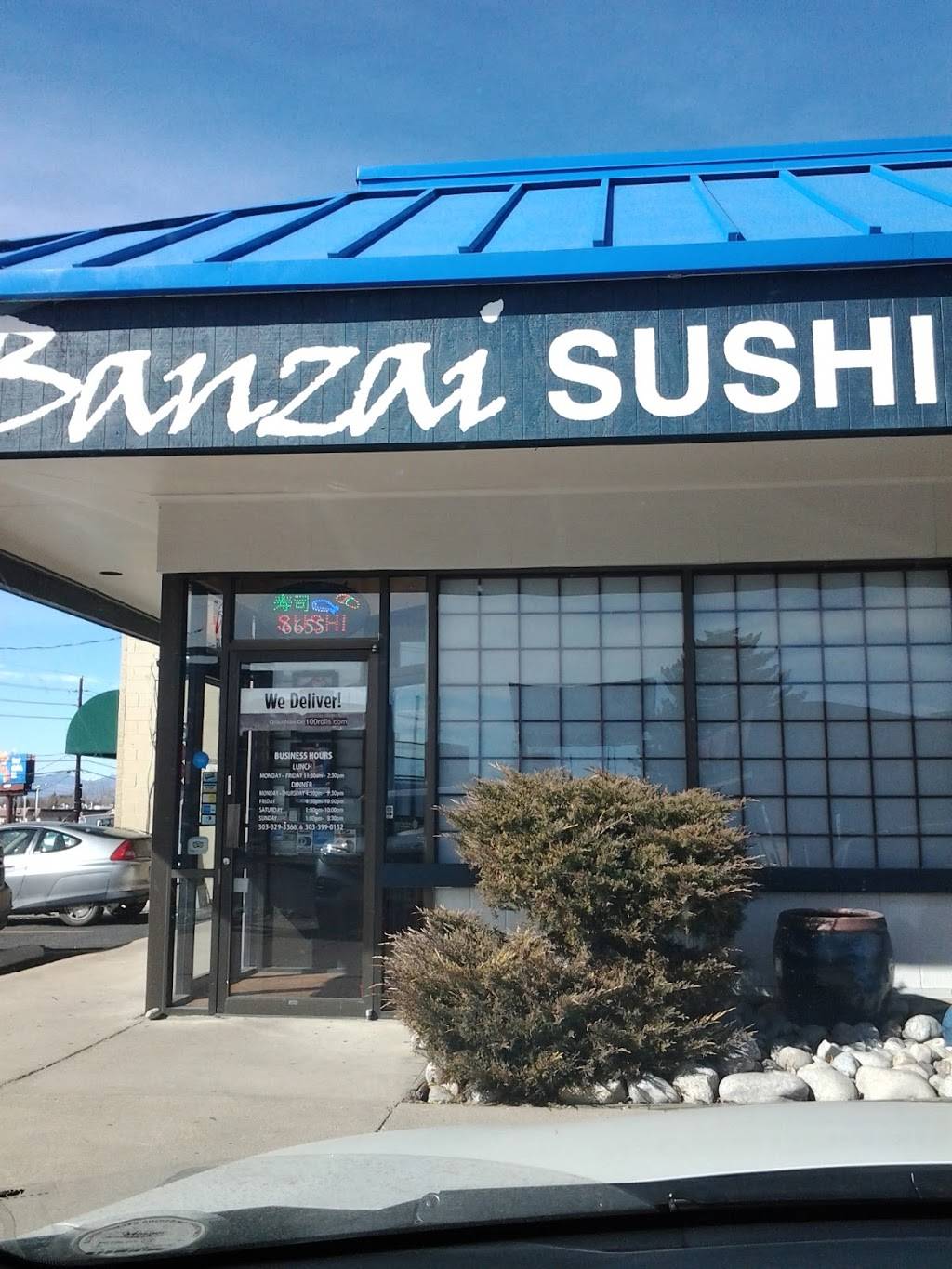 Banzai Sushi | restaurant | 6655 Leetsdale Dr, Denver, CO 80224, USA | 3033293366 OR +1 303-329-3366