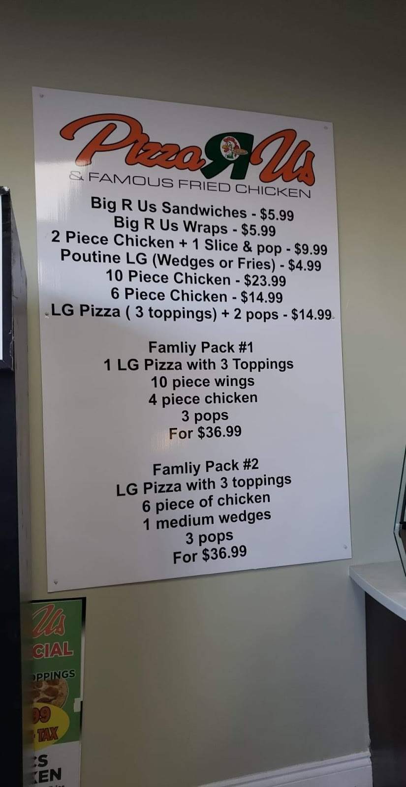 Pizza R Us | restaurant | 50 Rolling Hills Dr, Orangeville, ON L9W 4W2, Canada | 5193077492 OR +1 519-307-7492