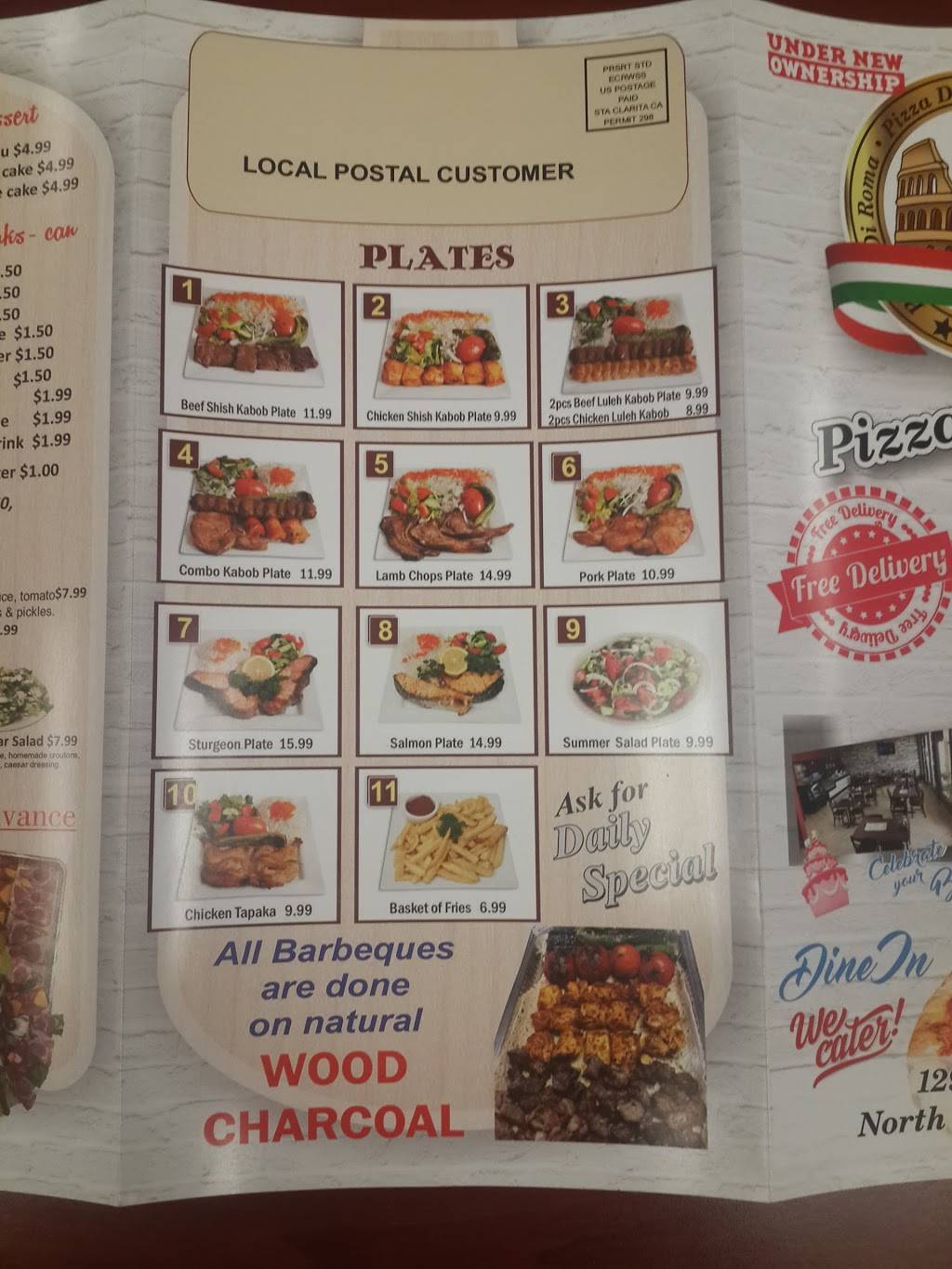 Pizza Di Roma | restaurant | 12909 Victory Blvd, North Hollywood, CA 91606, USA | 8187472024 OR +1 818-747-2024