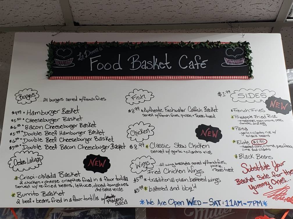 Food Basket Cafe | restaurant | 1746 S Carrier Pkwy, Grand Prairie, TX 75051, USA | 9726604500 OR +1 972-660-4500