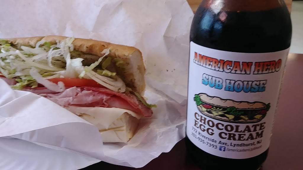 American Hero Subhouse | meal takeaway | 772 Riverside Ave, Lyndhurst, NJ 07071, USA | 2019357393 OR +1 201-935-7393
