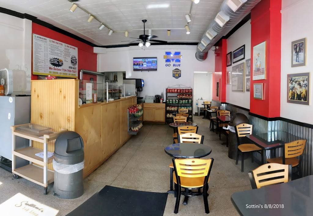 Sottinis Sub Shop | meal takeaway | 205 S 4th Ave, Ann Arbor, MI 48104, USA | 7347697827 OR +1 734-769-7827