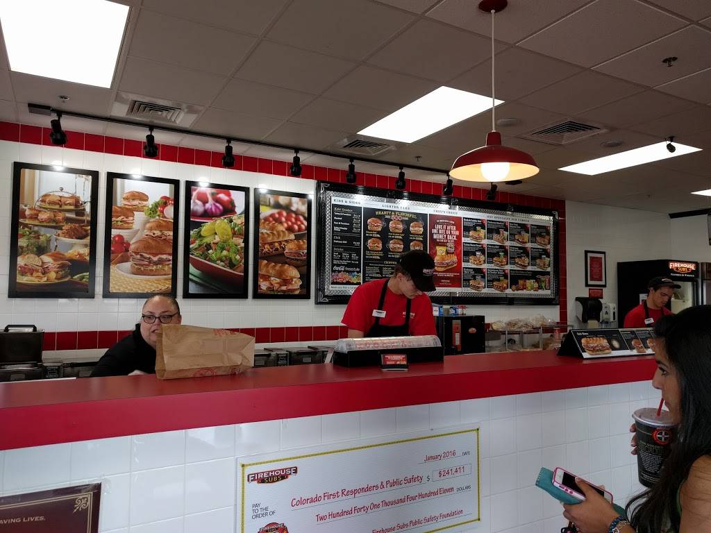 Firehouse Subs | meal delivery | 9559 S University Blvd #108, Highlands Ranch, CO 80126, USA | 3033464437 OR +1 303-346-4437