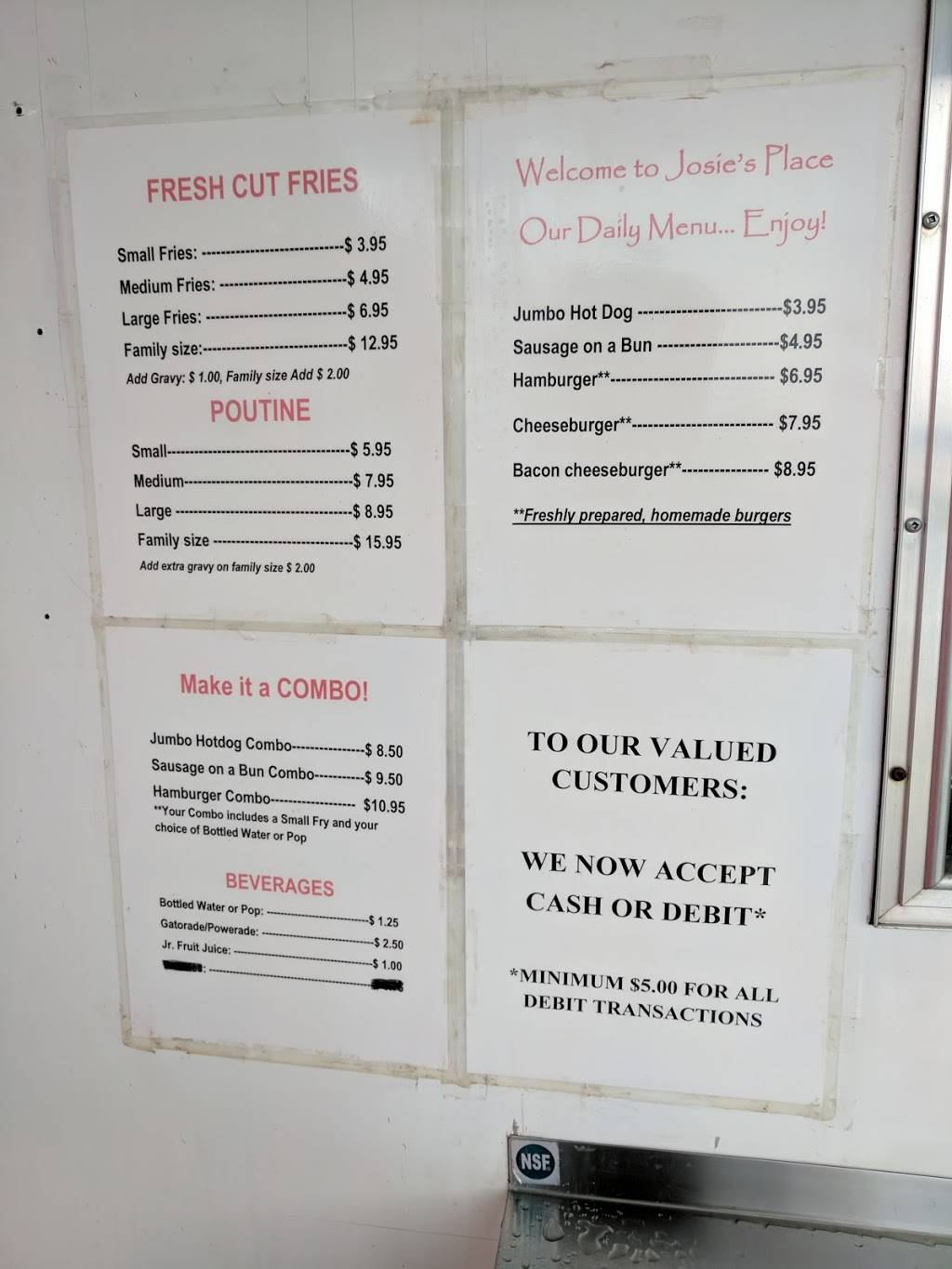 Josies Place | restaurant | Essa Rd, Barrie, ON L4N 9L5, Canada | 7059704997 OR +1 705-970-4997