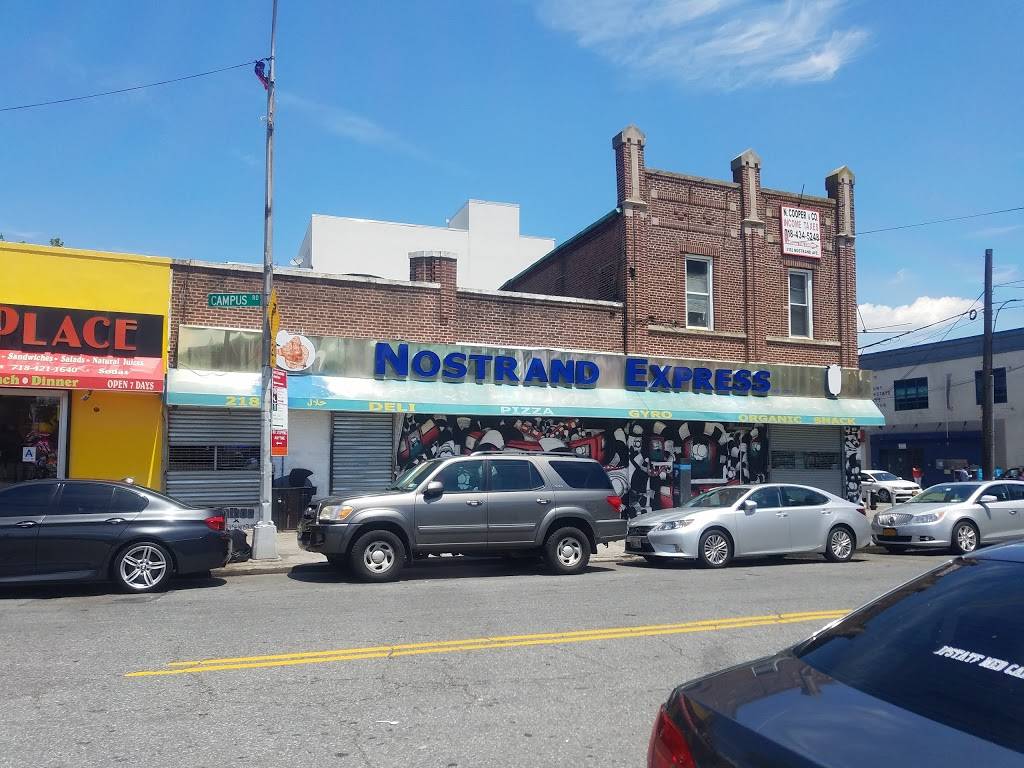 Nostrand Express Deli | restaurant | 2184 Nostrand Ave, Brooklyn, NY 11210, USA | 7184213300 OR +1 718-421-3300