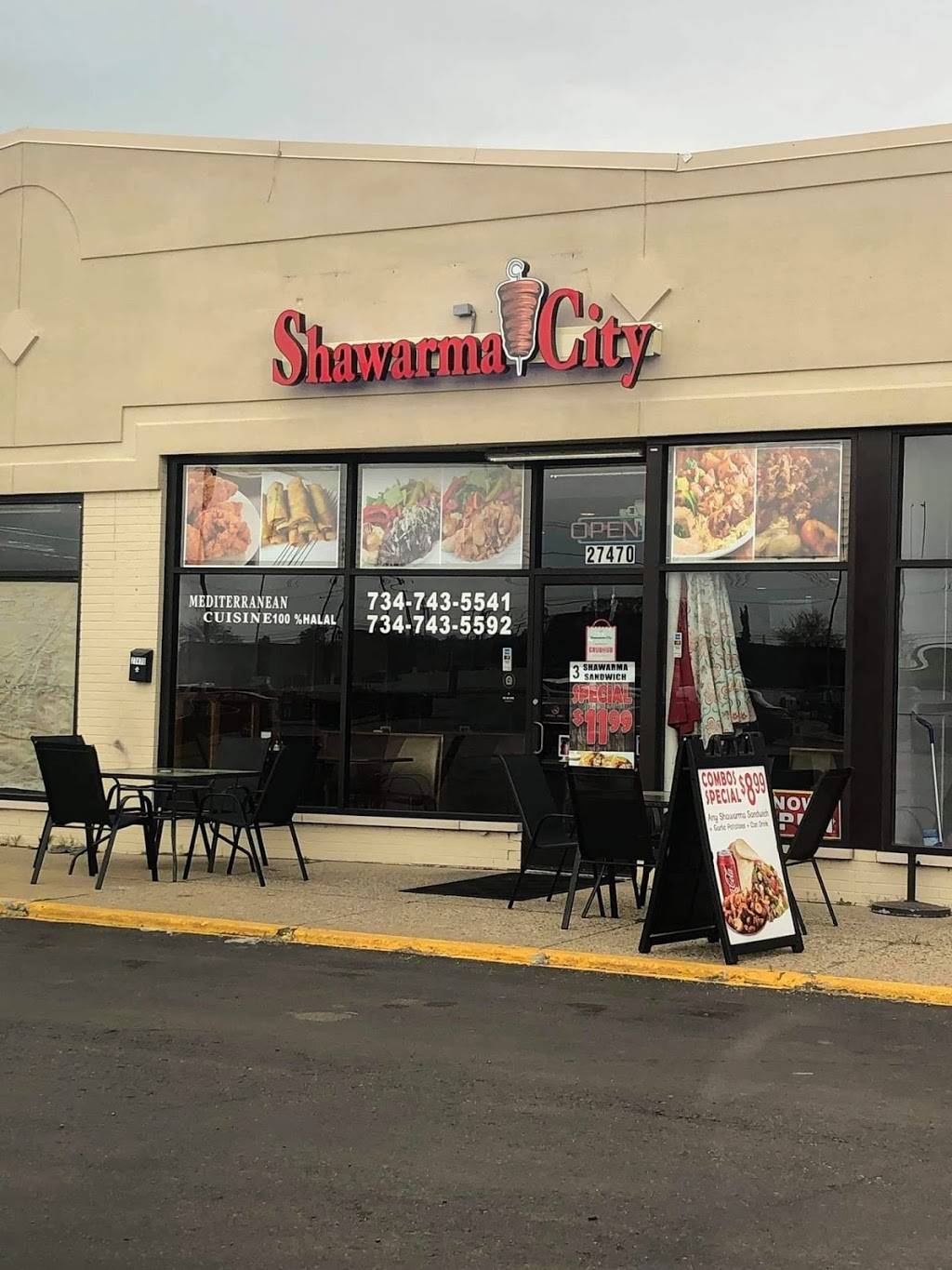 Shawarma City livonia | restaurant | 27470 Schoolcraft, Livonia, MI 48150, USA | 7347435541 OR +1 734-743-5541