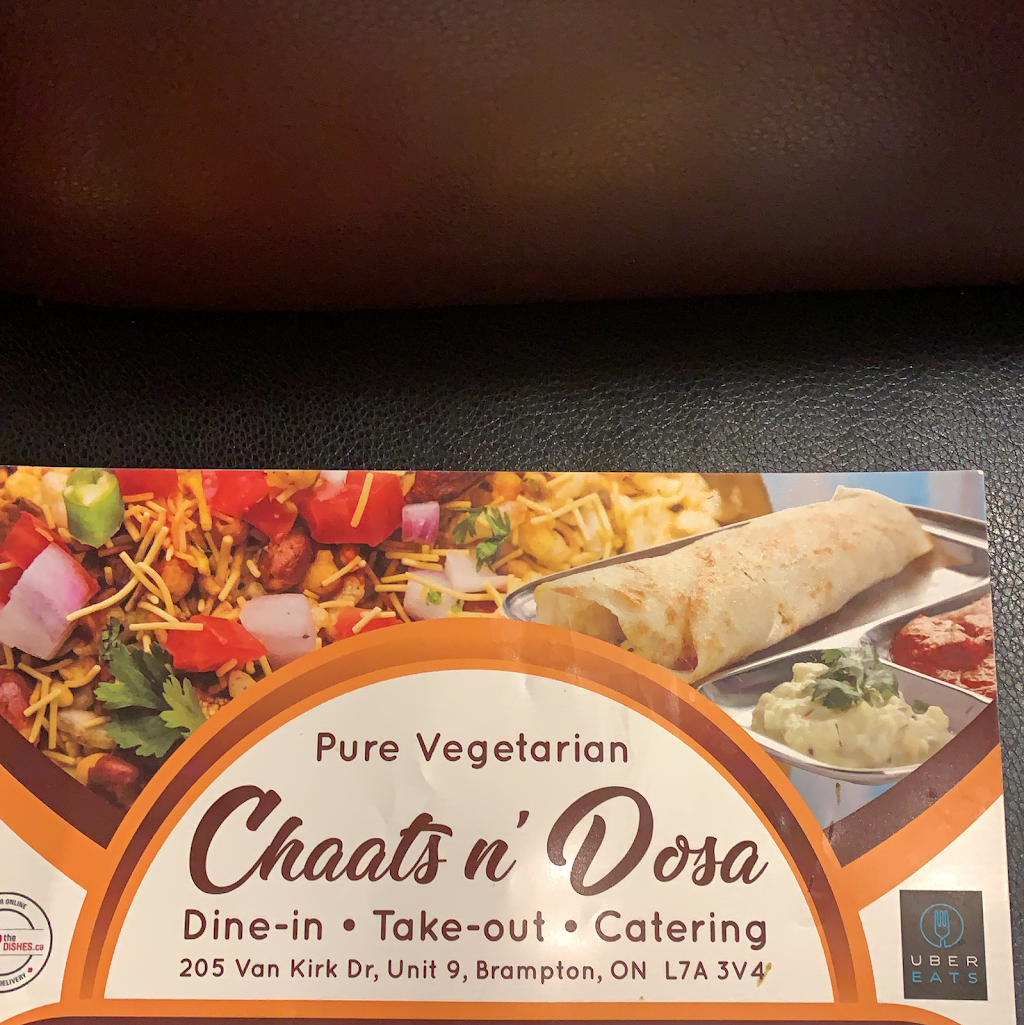 Chaats n Dosa | restaurant | 205 Van Kirk Dr Unit-9, Brampton, ON L7A 3V4, Canada | 9058408300 OR +1 905-840-8300