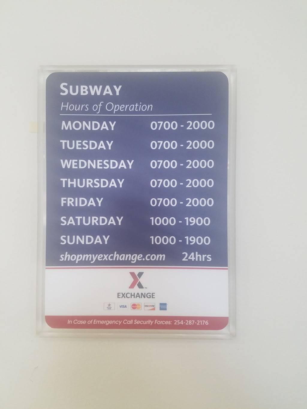 Subway Restaurants | restaurant | 118 761st Tank Battalion Ave, Fort Hood, TX 76544, USA | 2545321321 OR +1 254-532-1321