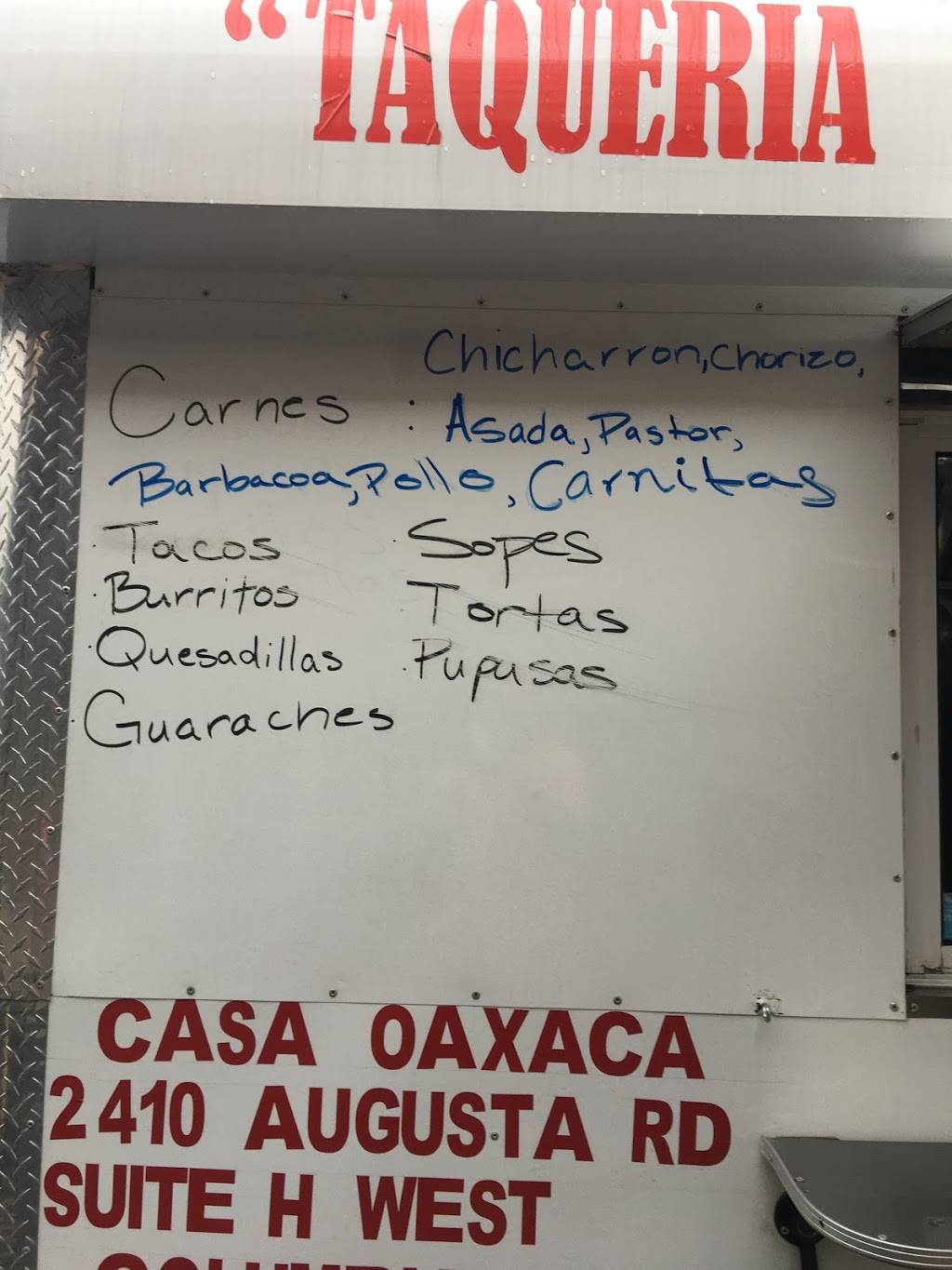 Taqueria Gabrielita | restaurant | 1924 Augusta Rd, West Columbia, SC 29169, USA | 8032974912 OR +1 803-297-4912