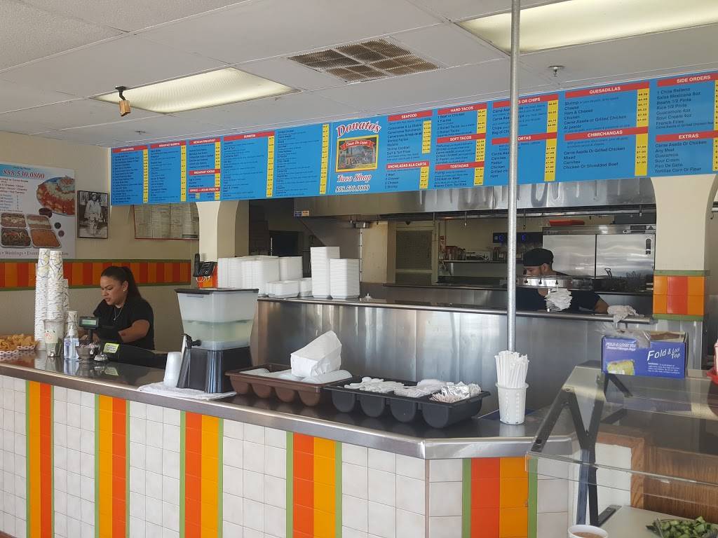 Donatos Taco Shop | restaurant | 6780 Miramar Rd, San Diego, CA 92121, USA | 8585300800 OR +1 858-530-0800
