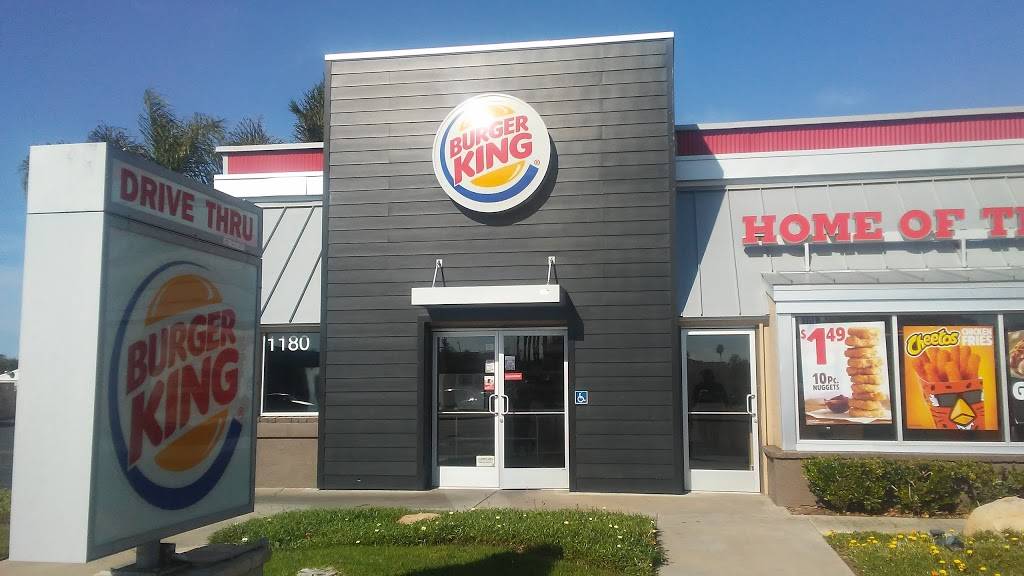 Burger King | restaurant | 1180 Palm Ave, Imperial Beach, CA 91932, USA | 6195005881 OR +1 619-500-5881