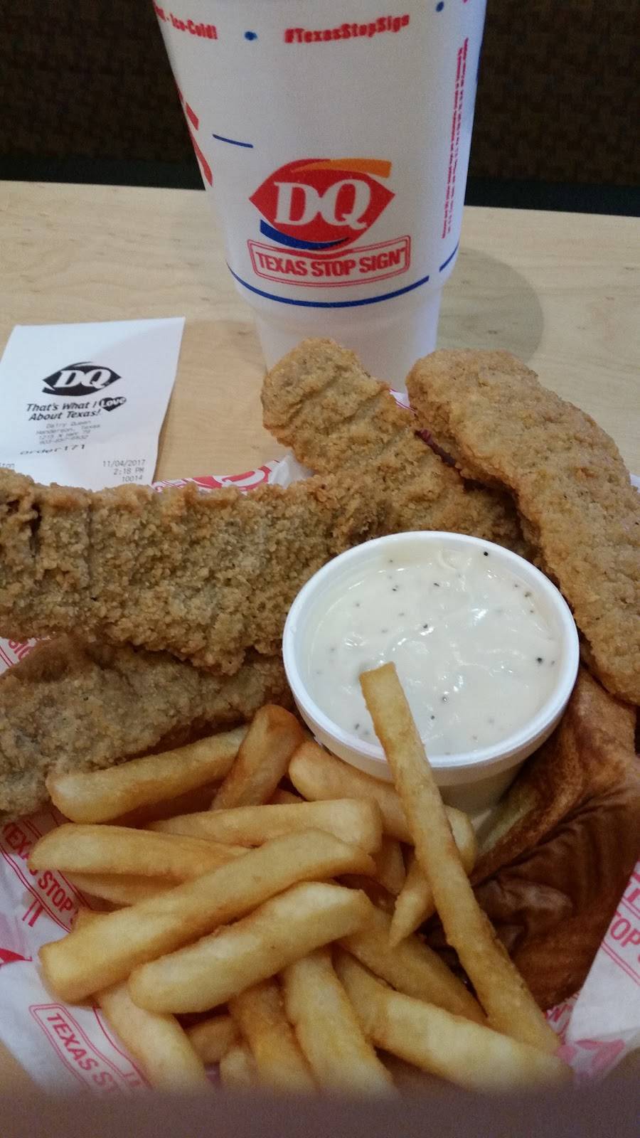 Dairy Queen Store | restaurant | 1215 US-79, Henderson, TX 75652, USA | 9036576532 OR +1 903-657-6532