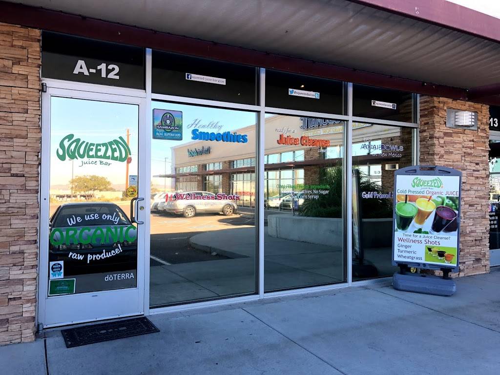 Squeezed Juice Bar - NE Heights | restaurant | 7900 San Pedro Dr NE Ste A12, Albuquerque, NM 87109, USA | 5058211437 OR +1 505-821-1437