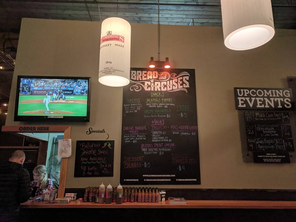 Bread and Circuses | restaurant | 4700 Ohio Ave S, Seattle, WA 98134, USA | 2067477041 OR +1 206-747-7041