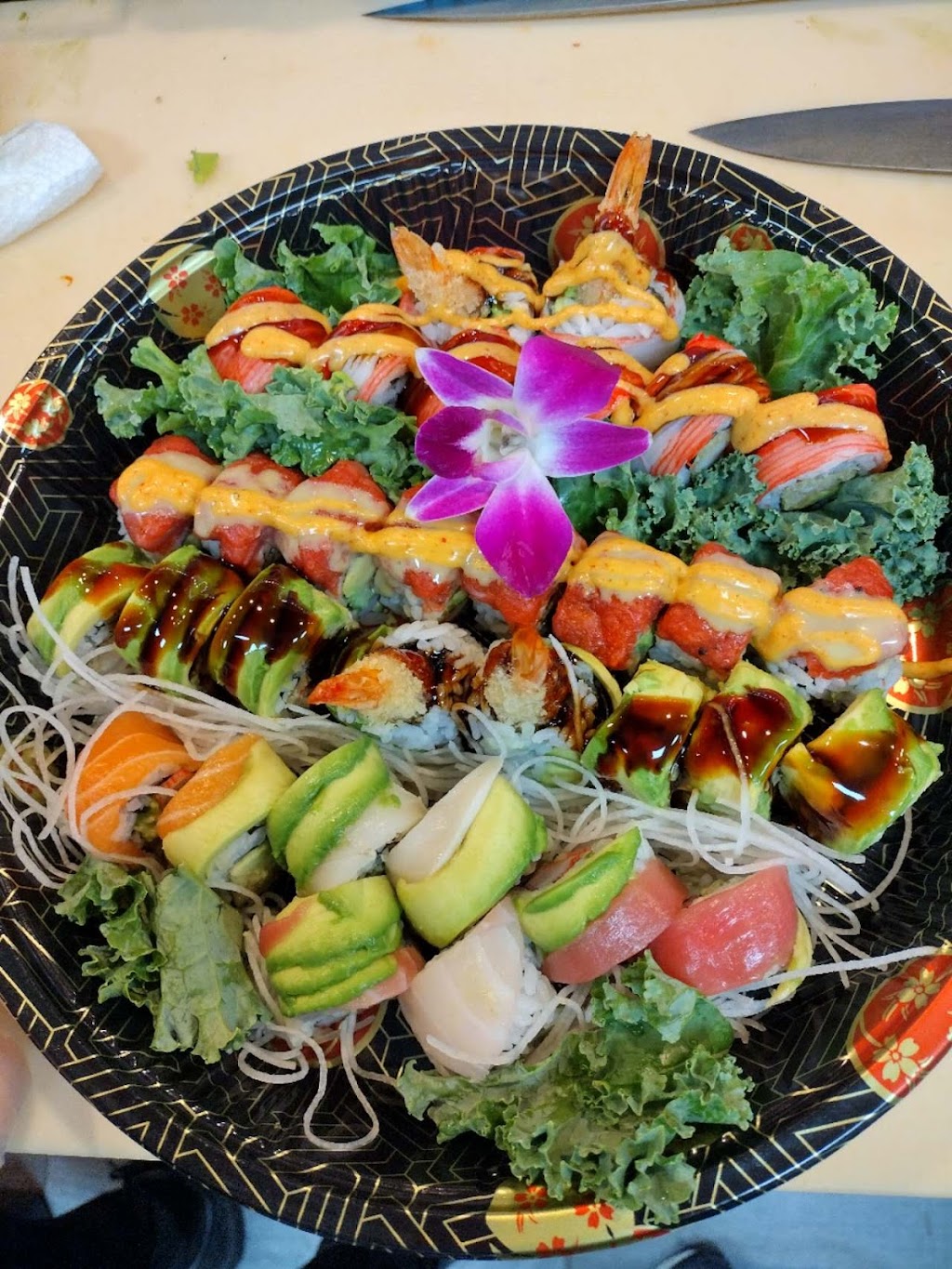 Kitsune Sushi and Hibachi | restaurant | 13251 Jones Rd, Houston, TX 77070, USA | 3465696011 OR +1 346-569-6011