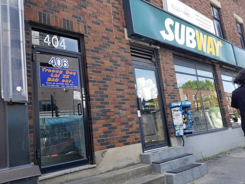 Subway | restaurant | 400 Rue Jean-Talon, Montréal, QC H2R 1T5, Canada | 5142783974 OR +1 514-278-3974