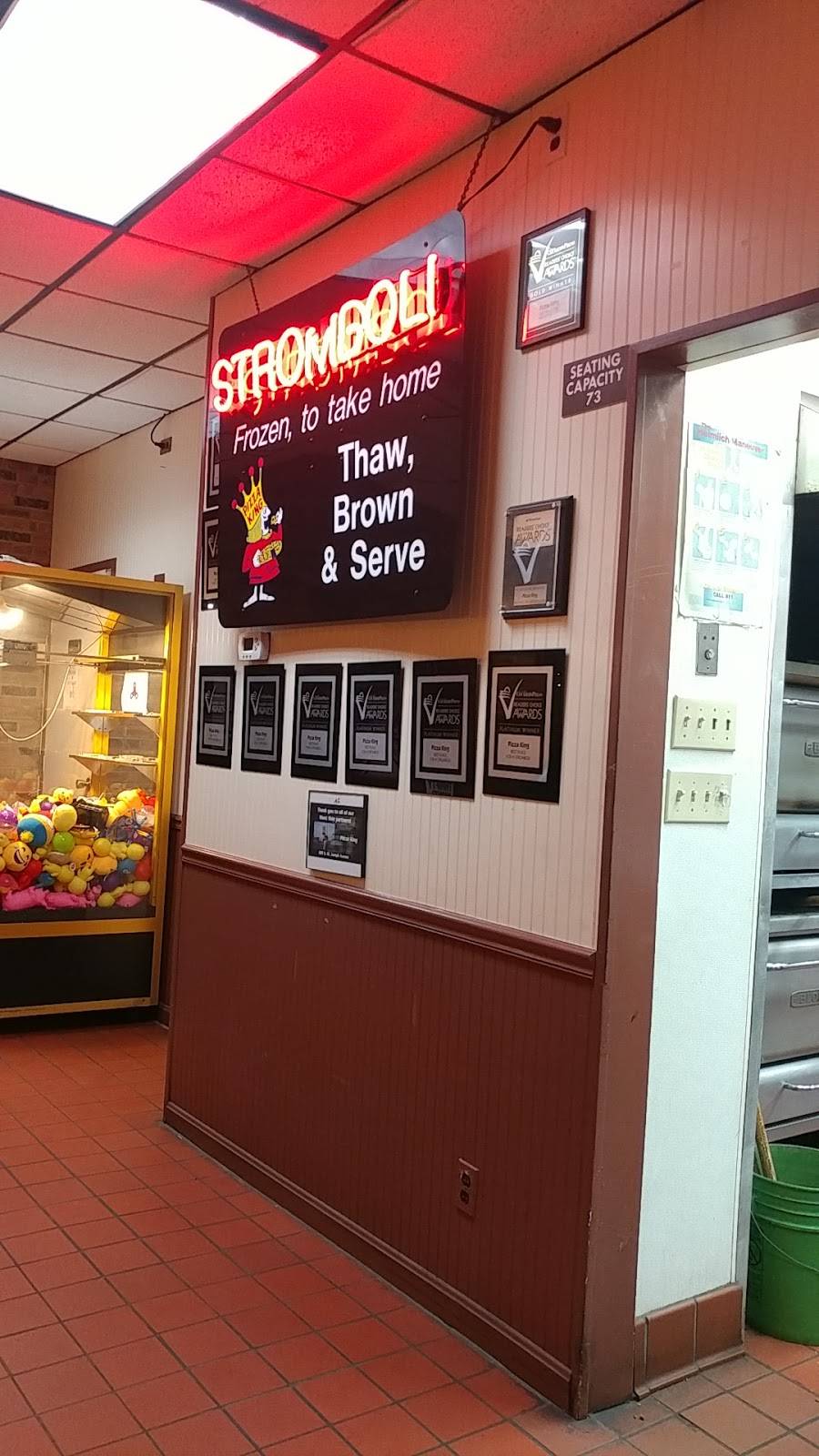 Pizza King | restaurant | 220 N St Joseph Ave, Evansville, IN 47712, USA | 8124247976 OR +1 812-424-7976