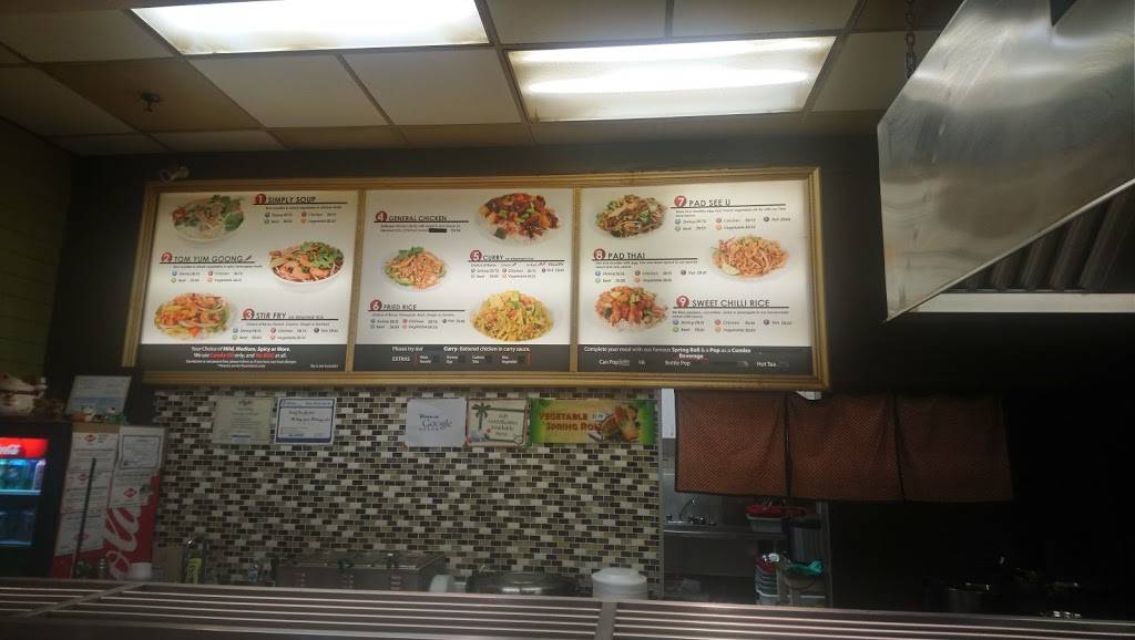Simply Thai | meal takeaway | 360 George St N, Peterborough, ON K9H 2H6, Canada | 7055363288 OR +1 705-536-3288