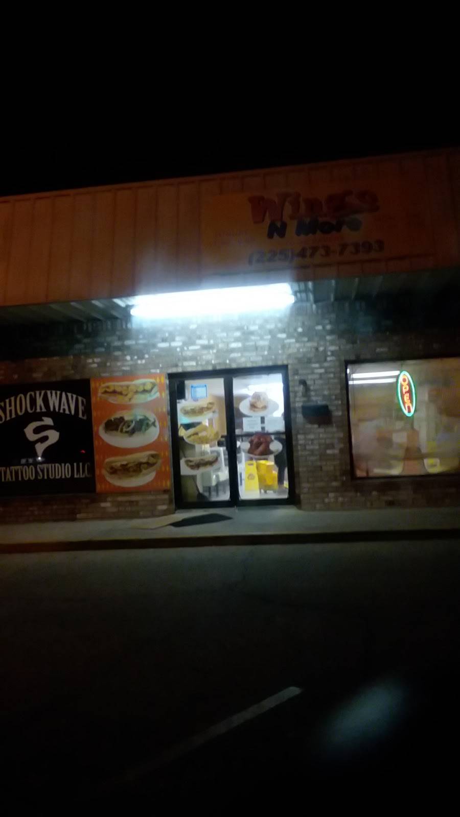 Wings N More | restaurant | 515 Marchand Dr, Donaldsonville, LA 70346, USA | 2254737393 OR +1 225-473-7393