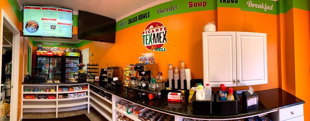 Picante Tex Mex & Deli | restaurant | 7 Flowerfield Unit 43, St James, NY 11780, USA | 6315095555 OR +1 631-509-5555