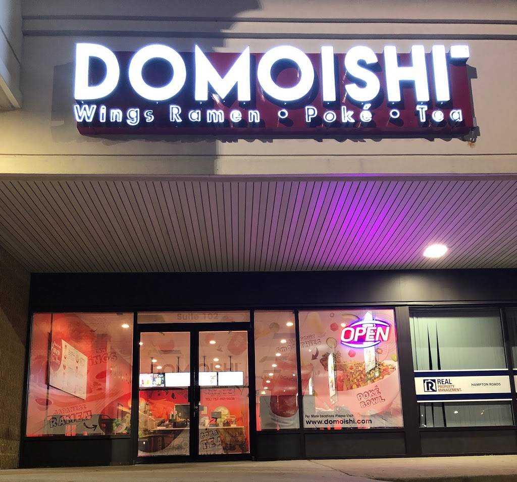 DOMOISHI ramen-poke-tea-wings | restaurant | 5394 Kemps River Dr #102, Virginia Beach, VA 23464, USA | 7579010036 OR +1 757-901-0036