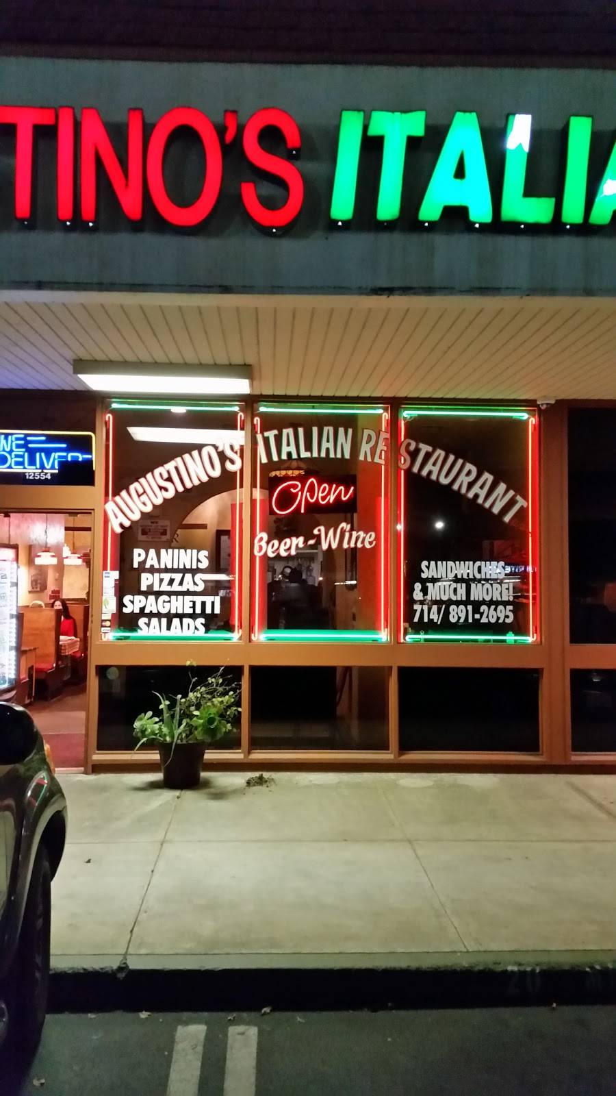 Augustinos Italian Restaurant | restaurant | 2006, 12554 Valley View St, Garden Grove, CA 92845, USA | 7148912695 OR +1 714-891-2695
