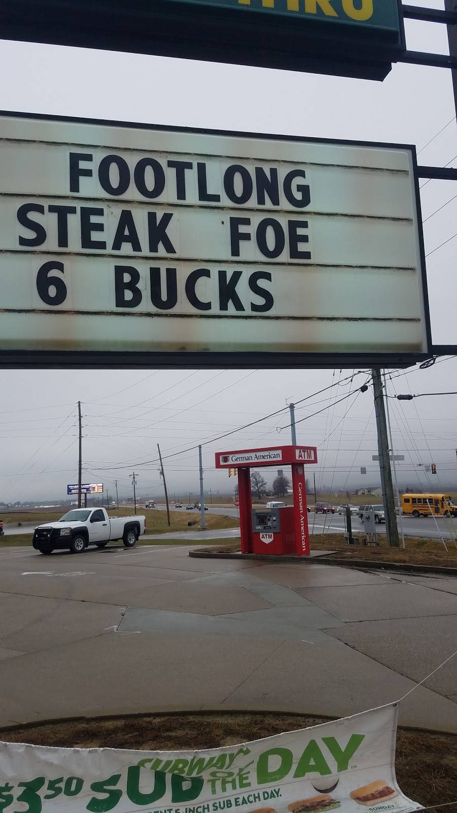 Subway | restaurant | 7998 S Professional Drive.., Fort Branch, IN 47648, USA | 8127535030 OR +1 812-753-5030