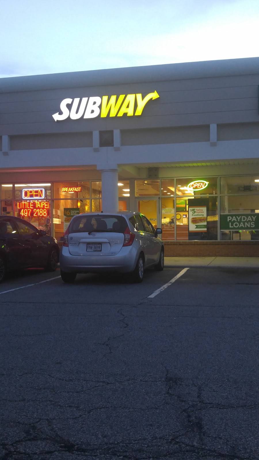 Subway Restaurants | restaurant | 1966 Daniel Stuart Square, Space # 21, Market at Opitz Crossing, Woodbridge, VA 22191, USA | 7039107770 OR +1 703-910-7770