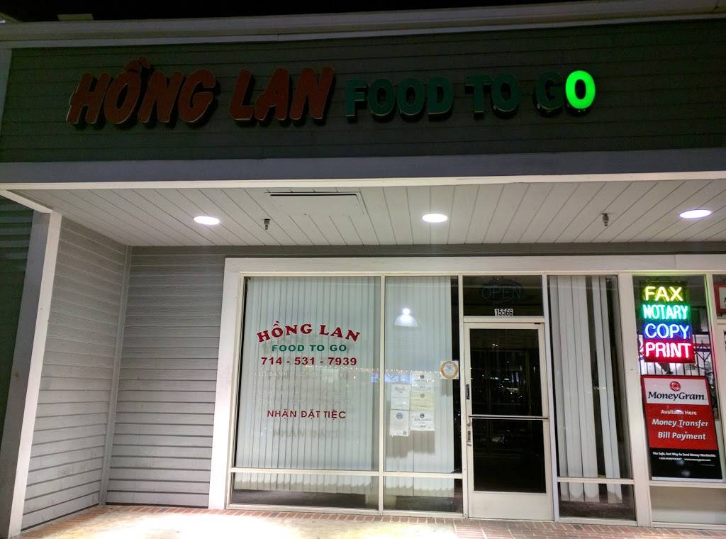 Hong Lan Food To Go | restaurant | 15566 Brookhurst St, Westminster, CA 92683, USA | 7145317939 OR +1 714-531-7939