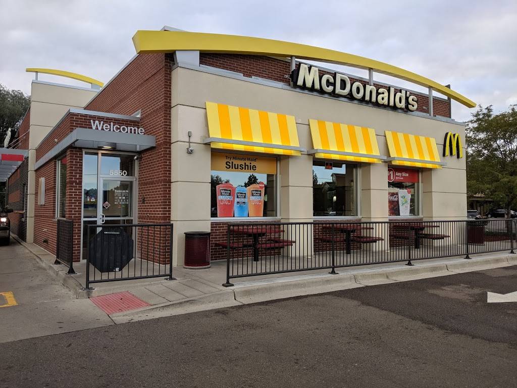 McDonalds | restaurant | 5550 W Dartmouth Ave, Denver, CO 80227, USA | 3039860814 OR +1 303-986-0814