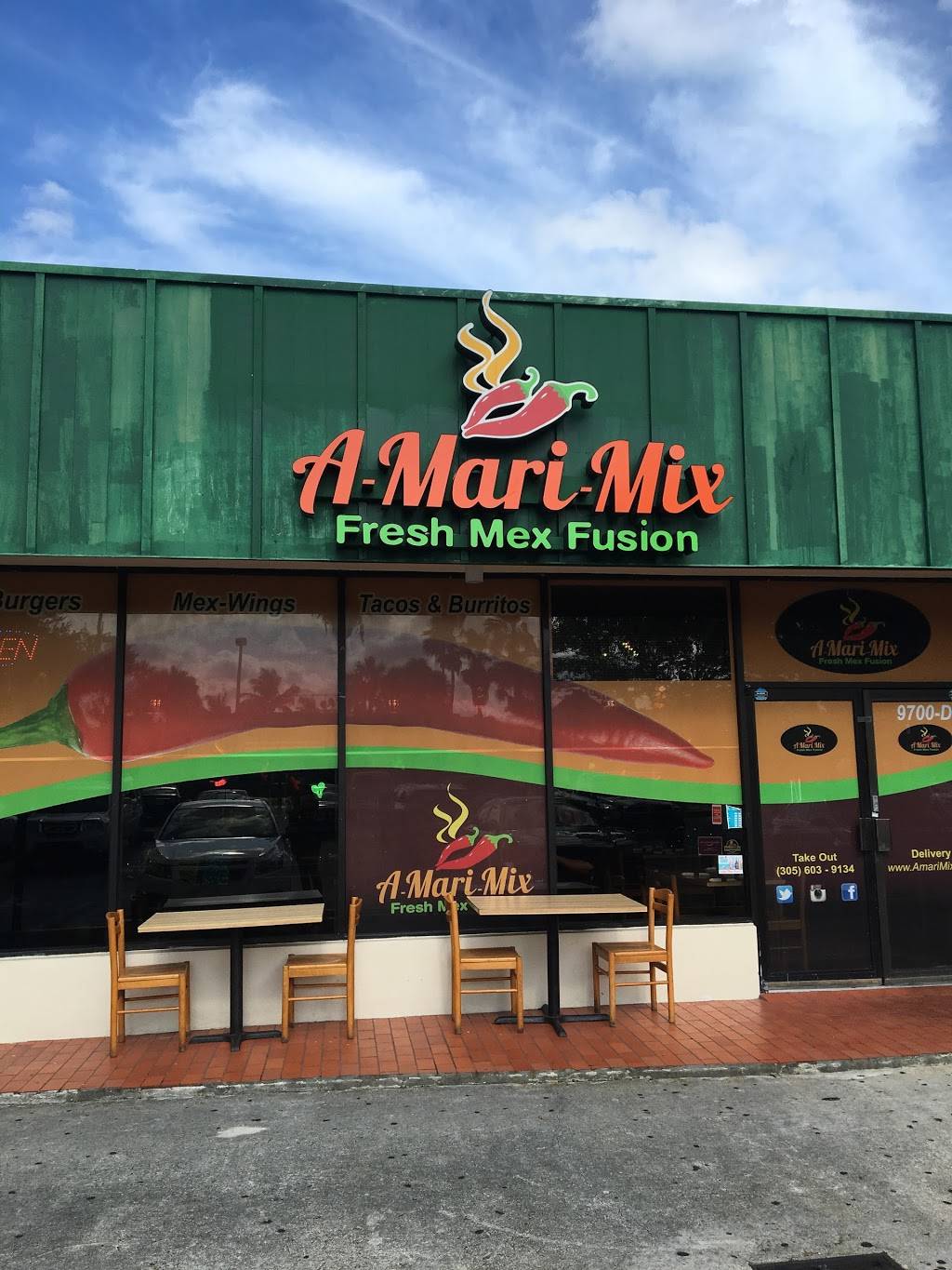 A-Mari-Mix Fresh Mex Fusion + Ice Cream | meal takeaway | 9700 SW 24th St d, Miami, FL 33165, USA | 3056039134 OR +1 305-603-9134