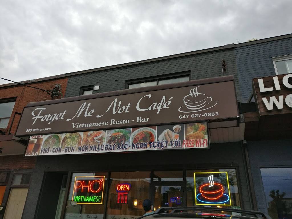 Forget Me Not Cafe | restaurant | 883 Wilson Ave, North York, ON M3K 1E6, Canada | 6476270883 OR +1 647-627-0883
