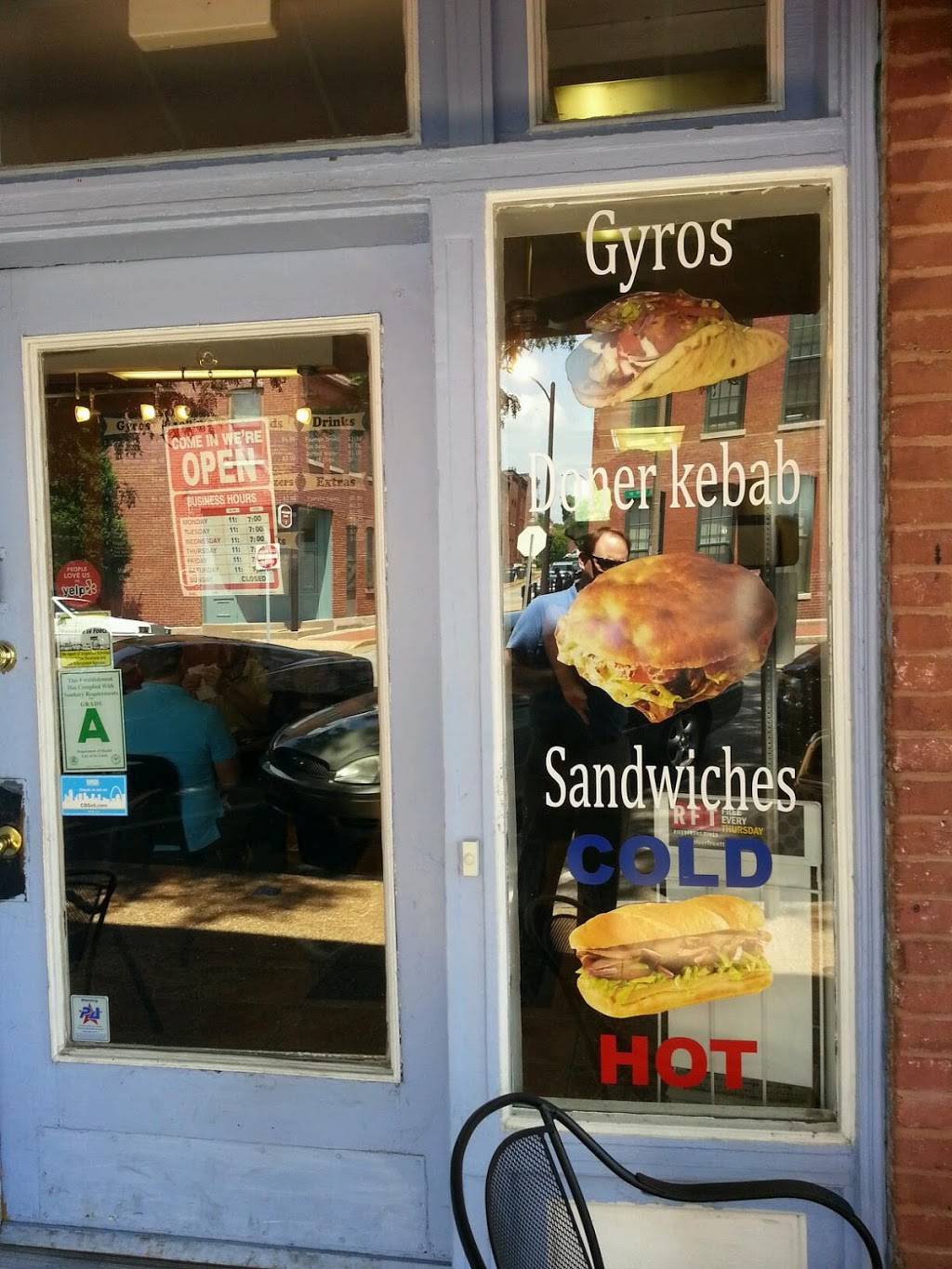 Soulard Gyro | restaurant | 900 Shenandoah Ave, St. Louis, MO 63104, USA | 3142609330 OR +1 314-260-9330