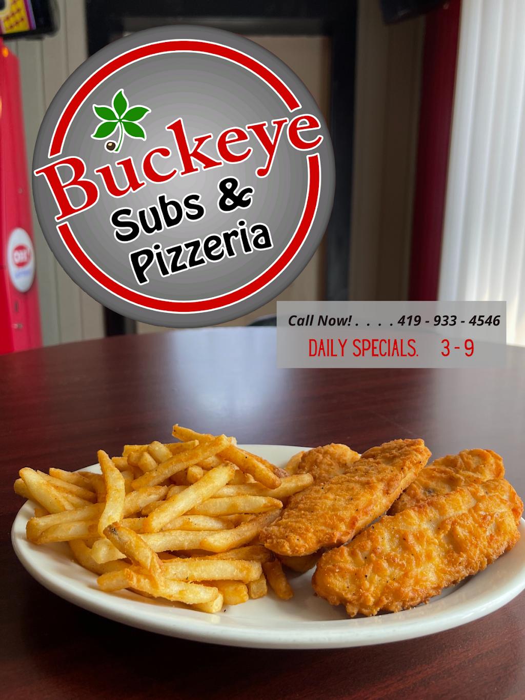 Buckeye Subs & pizzeria | restaurant | 413 Ash St, Willard, OH 44890, USA | 4199334546 OR +1 419-933-4546