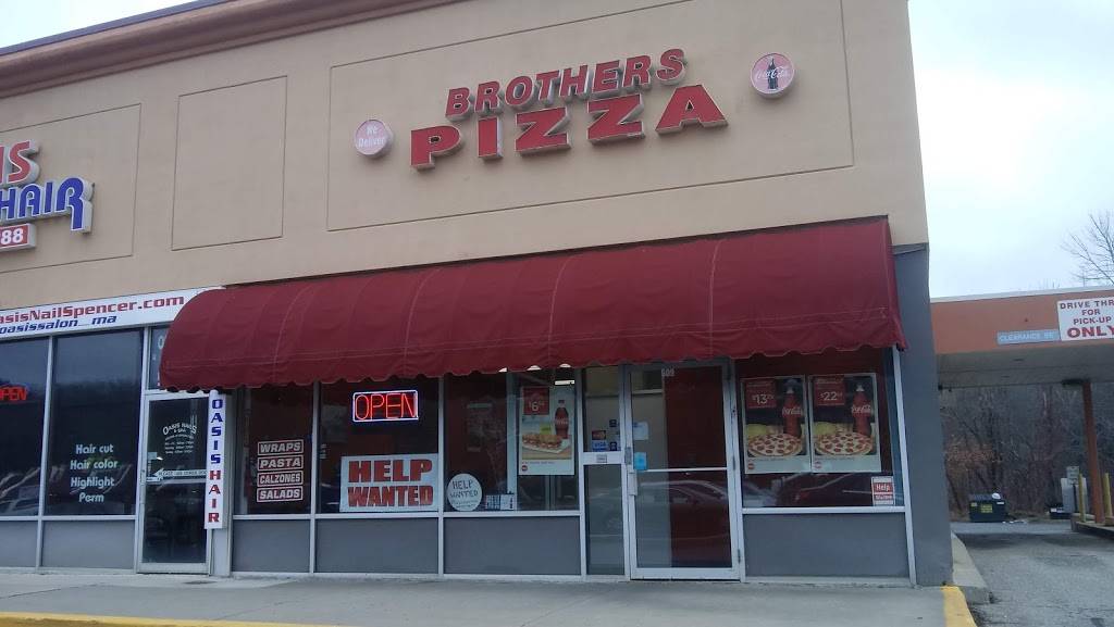 BROTHERS PIZZA | restaurant | 485 E Main St, Southbridge, MA 01550, USA | 5087655857 OR +1 508-765-5857