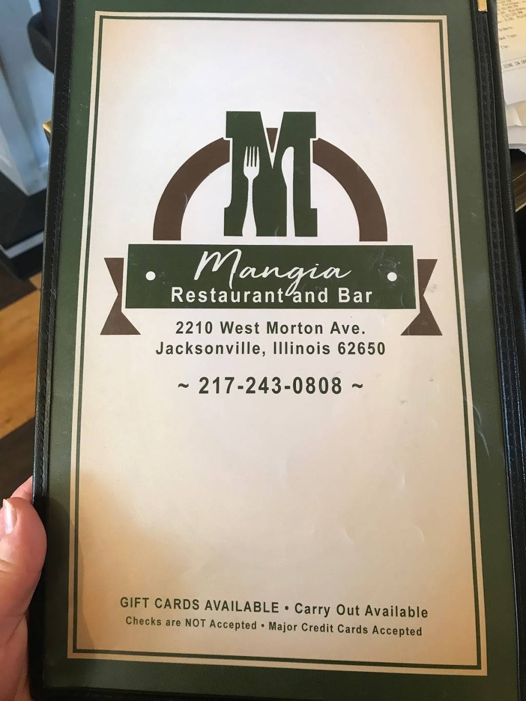 Mangia Restaurant and Bar | restaurant | 2210 W Morton Ave, Jacksonville, IL 62650, USA | 2172430808 OR +1 217-243-0808