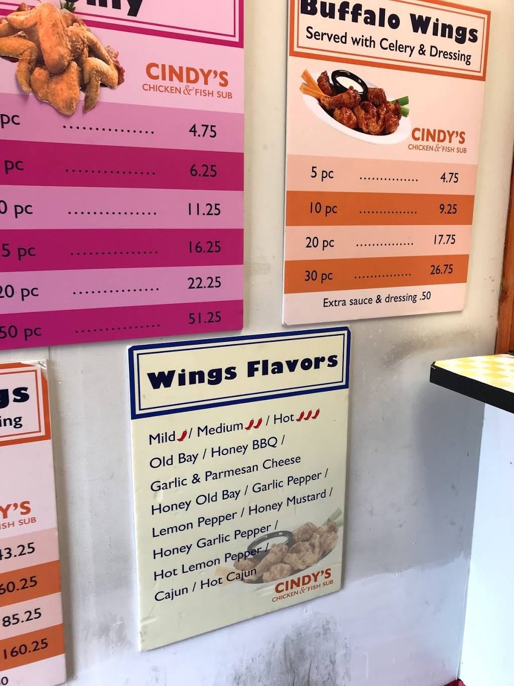 Cindy’s Chicken N Fish Sub | restaurant | 2822 Edmondson Ave, Baltimore, MD 21223, USA | 4109451969 OR +1 410-945-1969